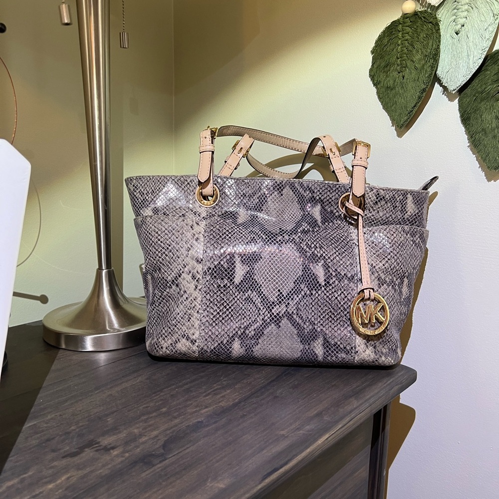 Michael Kors - vintage snakeskin satchel - Picture 14 of 15